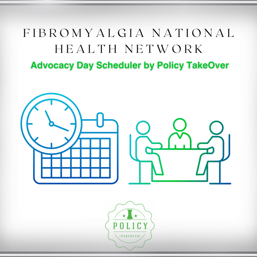 Fibromyalgia National Health Organization national non-profit advocacy client logo for Policy TakeOver